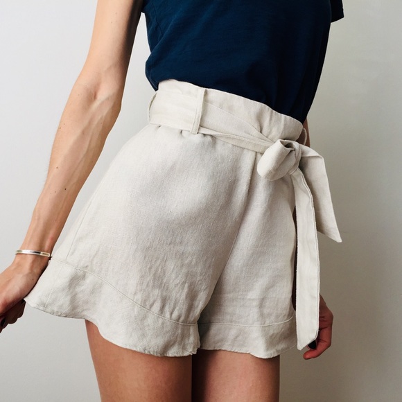 Witchery Linen Shorts - Picture 2 of 11